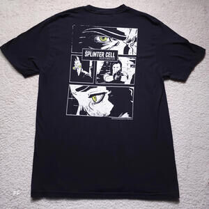 Comfort Colors Splinter Cell Deathwatch Graphic Tee Large 100% Cotton Black